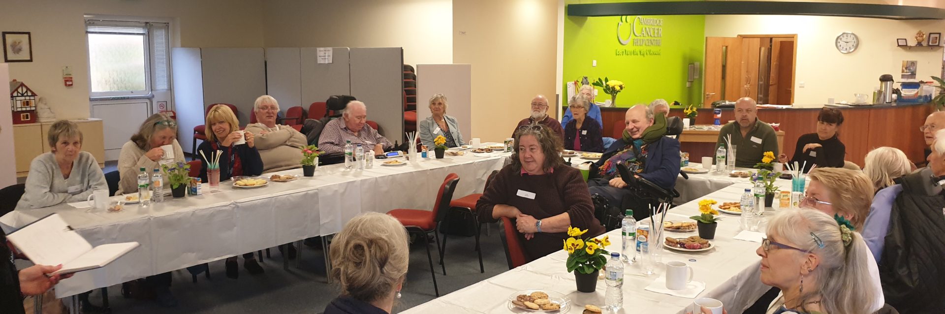 people attending a meeting  