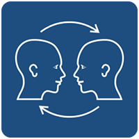Communication access logo