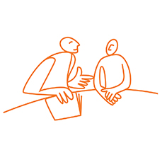 people chatting icon