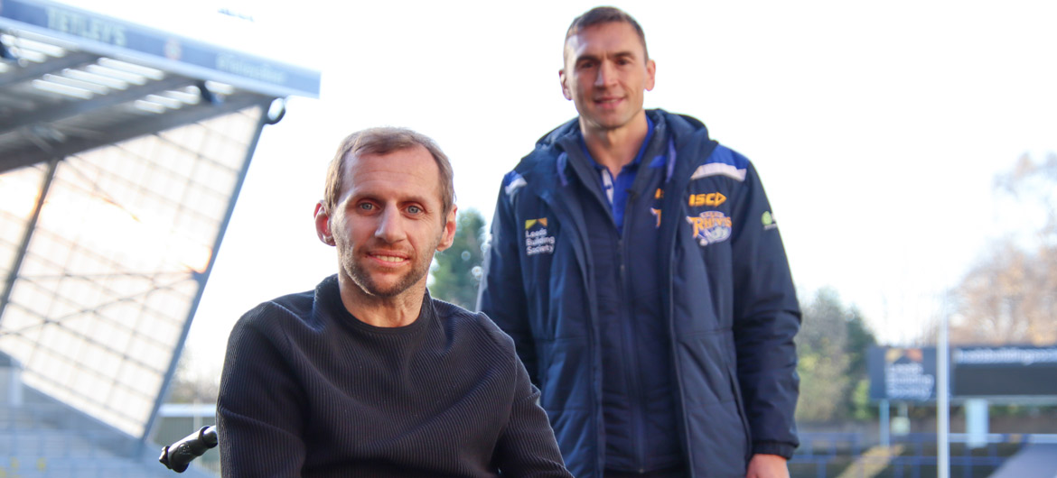 Rob Burrow and Kevin Sinfield OBE, our new patrons