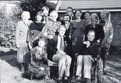 MND Association founders group black and white