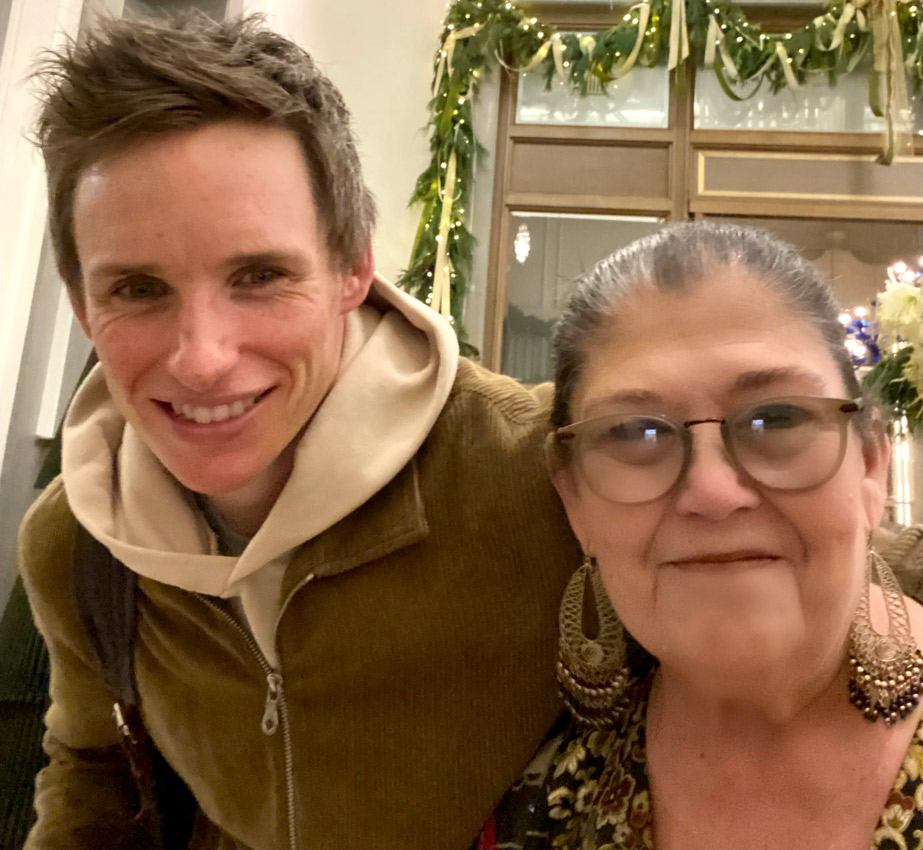 Eddie Redmayne and Charlotte 