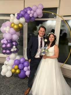 Martyn and Anna at wedding vow renewal
